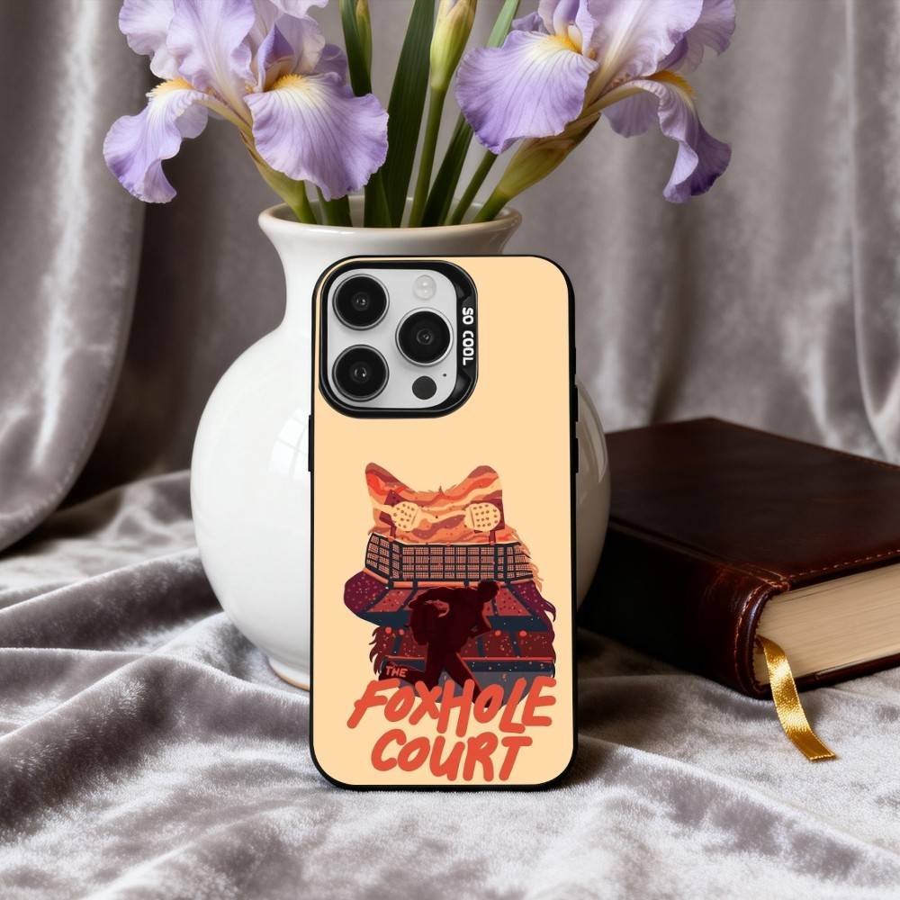 T-The F-Foxhole C-Court AFTG Phone Case For iPhone17,16,15,14,13,12,11 Plus,Pro Max Black Candy silver phone case