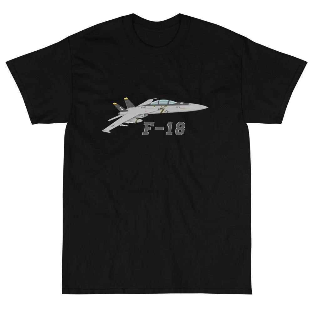 

F-18 Jolly Rogers Airplane T-shirt 4XL