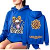 Fashion Women's Hoodie Fun Skull Girl Flower Printing Loose Fashion Pullover Autumn Clothing Vintage Men Women Tops Sweatshirts