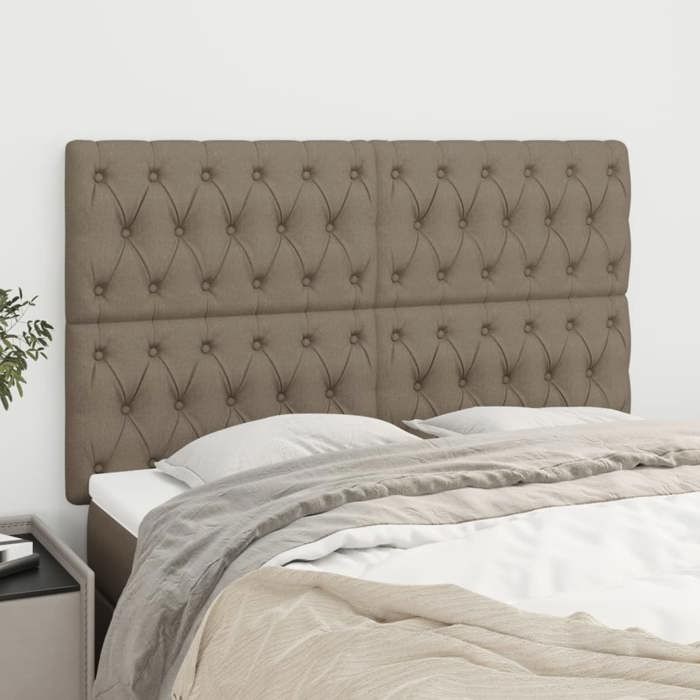 Headboard - Maison Exclusive - Taupe - 144 X 7 X 118/128 Cm - Adjustable Height