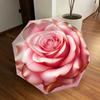 1PC Rose Petals Pattern Small Travel Compact Windproof Umbrella, Automatic Folding Umbrella, Automatic Open/Close ,Gift-139