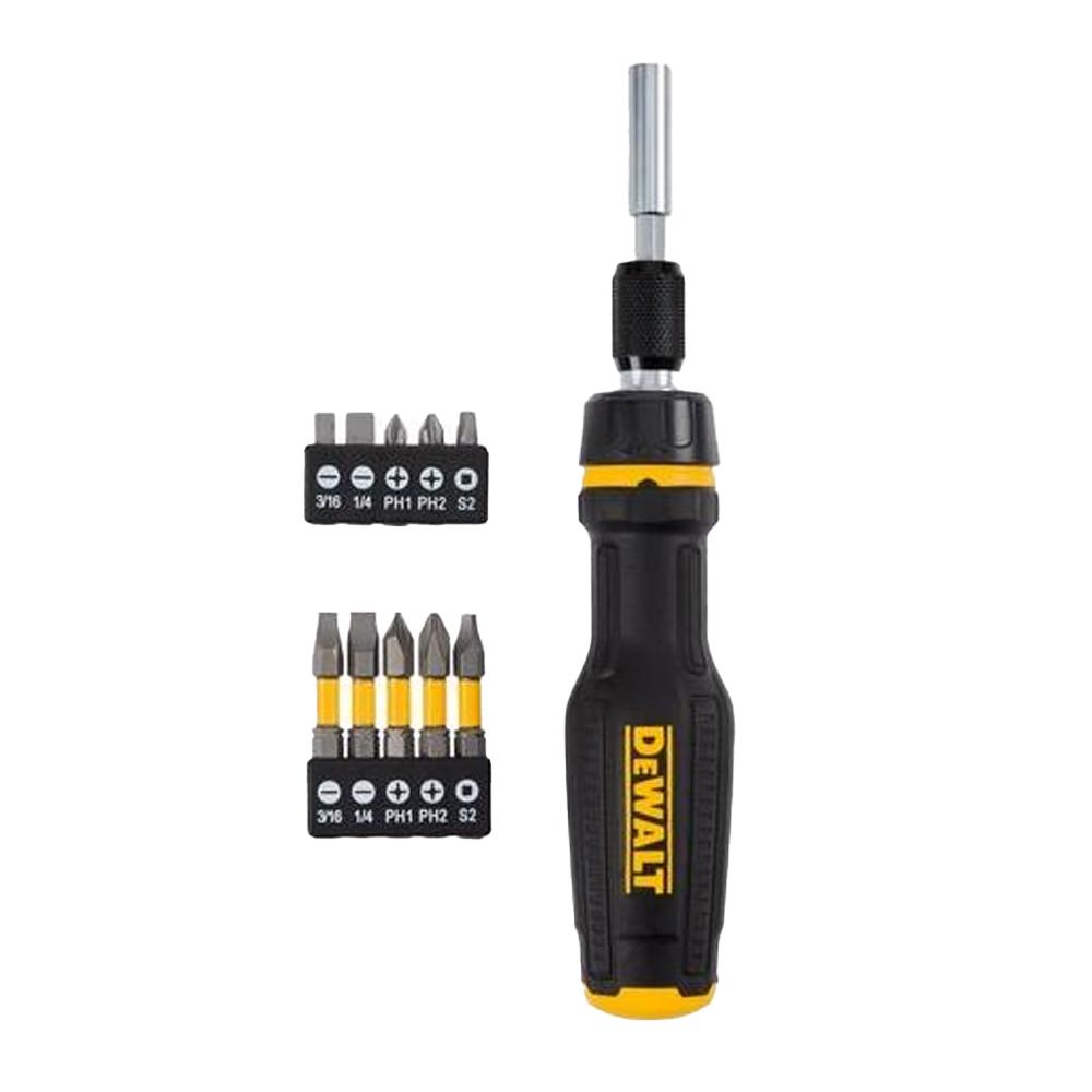 Dewalt Max Fit Telescopic Ratchet Screwdriver Set (Pack of 10)