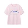 Versatile Comfortable Soft Loose Short Sleeve T-Shirt Women Tops Light-Pink AHSW852-2