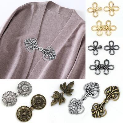 1 pár Vintage šicí klipy na kardigan Dámská brož na šál Svetrová halenková spona Spony na plášť Zapínání Spona Brož Klip Šperky