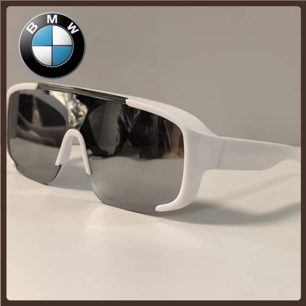 BMW Cross-border outdoor cycling windproof and sandproof glasses set colorful sunglasses all-in-one face-revealing high-end sports sunglasses
