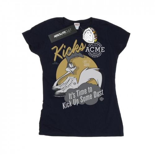 

Looney Tunes Womens/Ladies Road Runner Kicks Cotton T-Shirt XXL білий