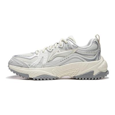 Li Ning Qixing Cushioning Slip Resistant Abrasion Resistant Low Top Casual Shoes Men's White AGCV369-3