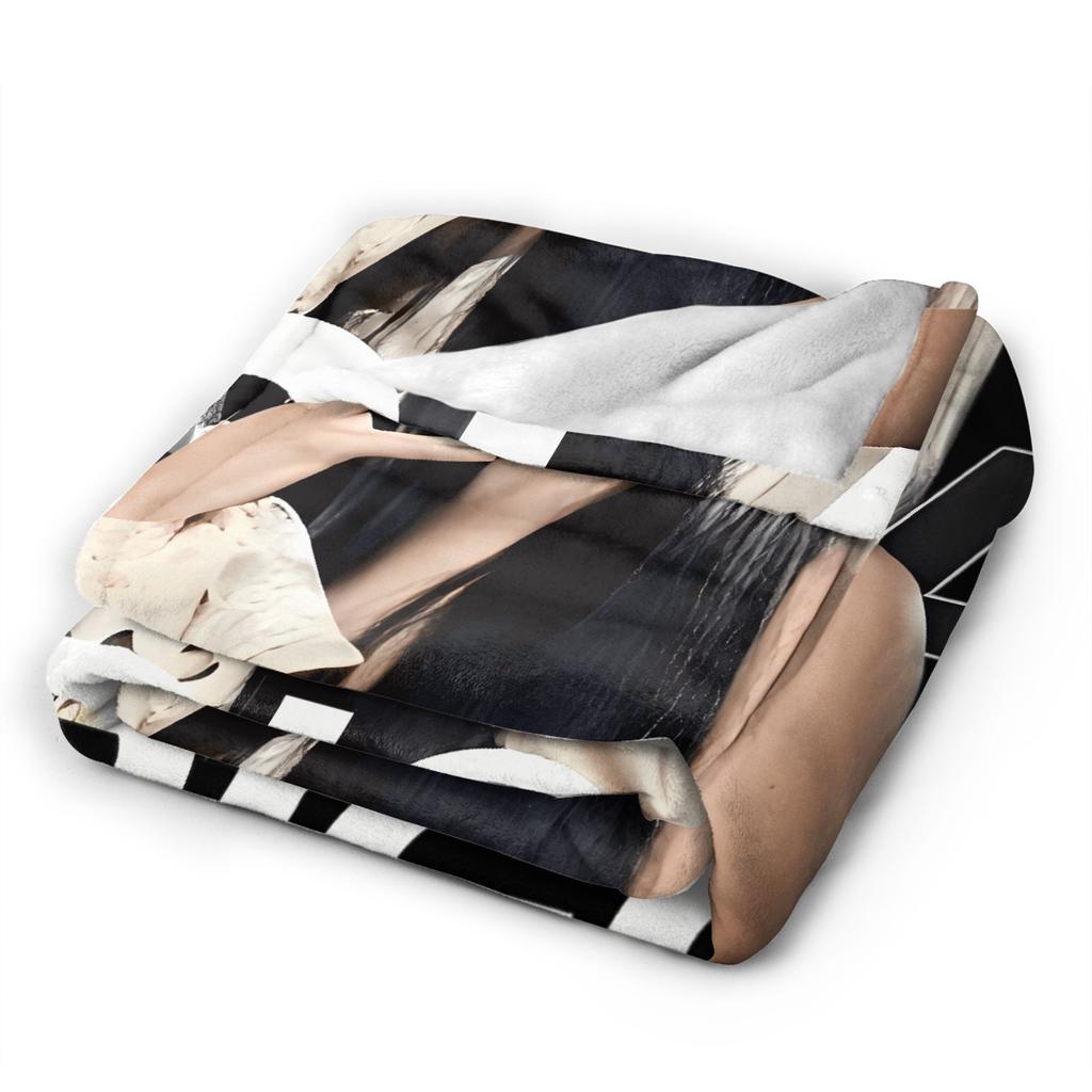 L-Lolas I-Indigos 2025 Tour Flannel Blanket Soft Warm Throw Blanket for Bedroom Airplane Travel Novelty Bedspread Sofa Bed Cover