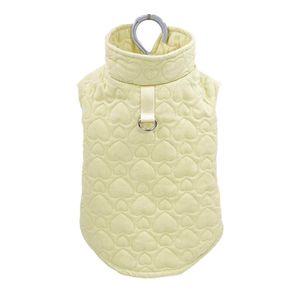 

Pet it in autumn and winter, pet cotton-padded clothes, Bi Xiong Schnauzer Corgi, small and medium-sized dogs, dog clothes can be towed, new models M