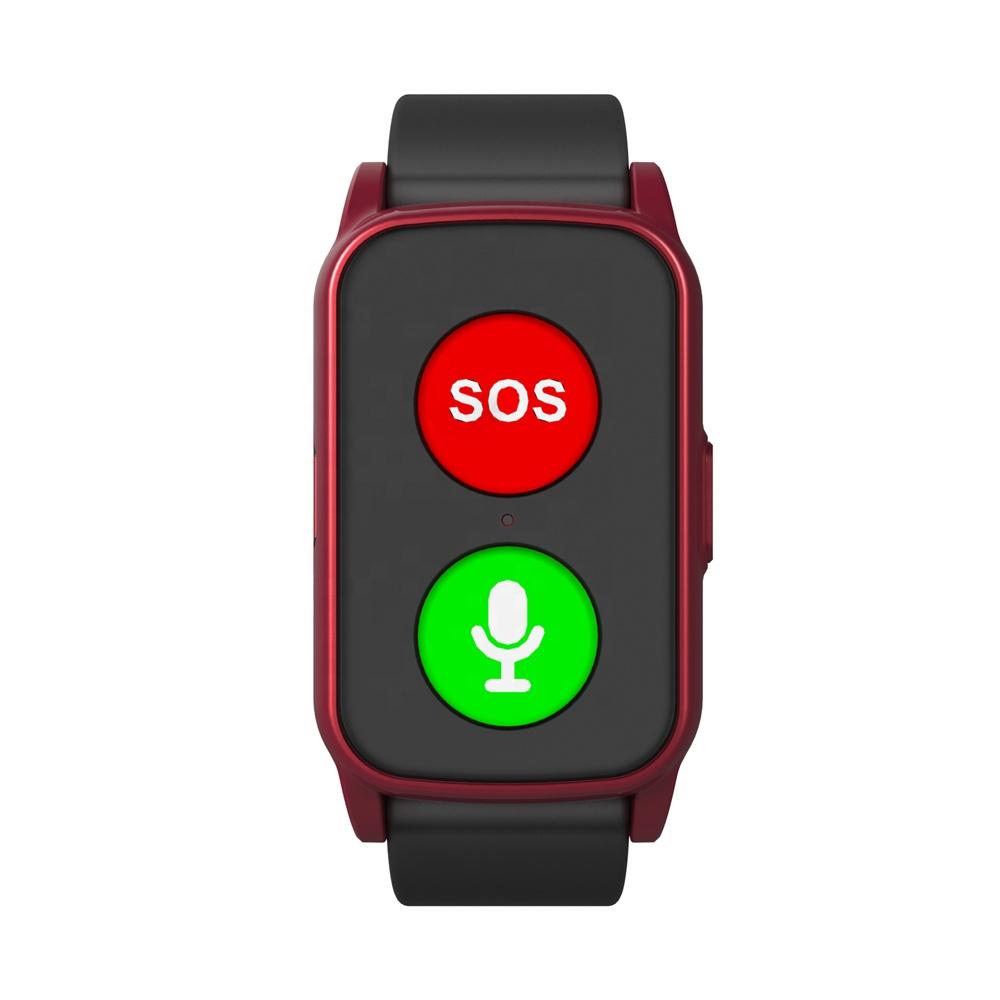 SOS Emergency Call Smart Watch for Elderly,Dementie with S3 4G GPS Tracker Locator Fall Detection Health Monitor Tracking Device