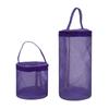 Portable Storage Bag Solid Color Crochet Handbag Organizer Weave Tools Sewing Accessories Hollow Mesh Knitting Wool Yarn Bags
