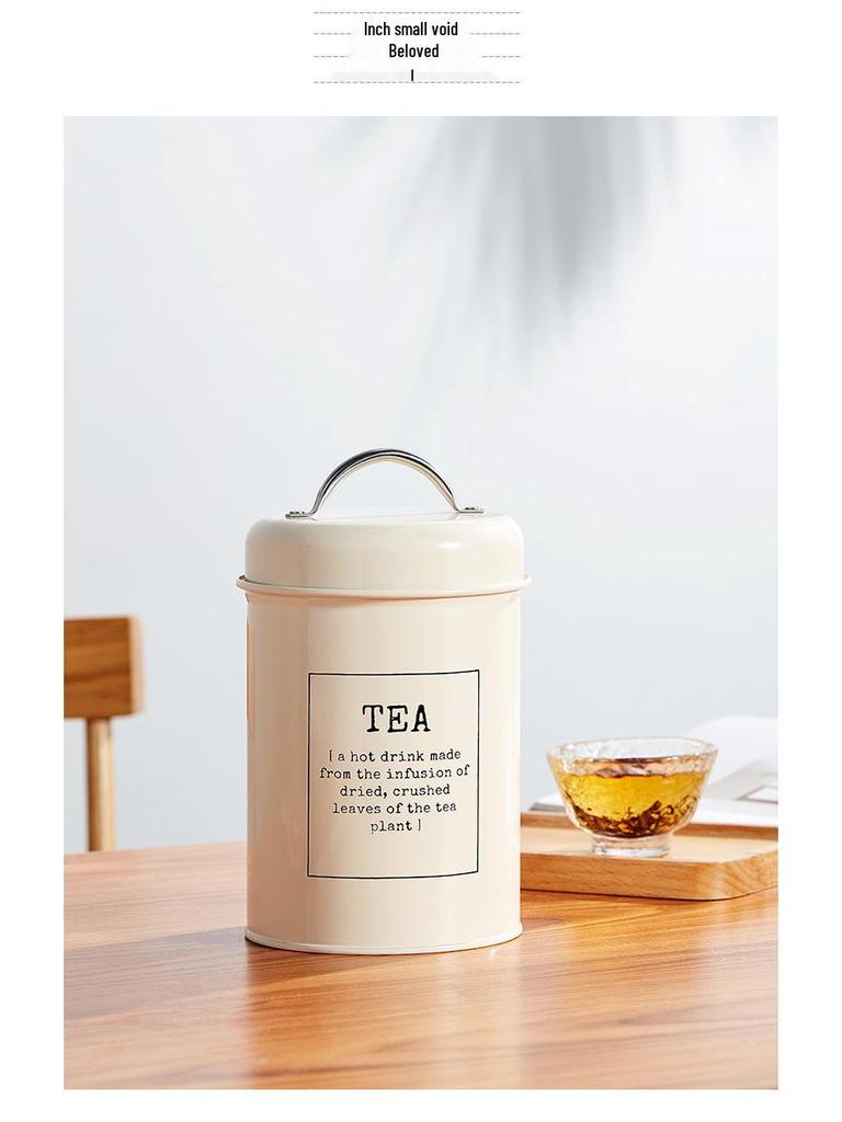 European-Style Sealed Can for Milk Powder, Coffee, Tea, Candy, or Mask Powder - Moisture-Proof with Sealing Ring
