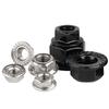 GUWANJI 304 Stainless Steel Hex Flange Nut