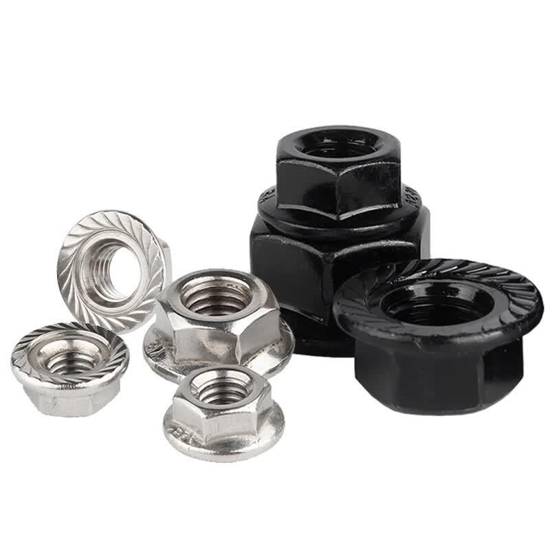 GUWANJI 304 Stainless Steel Hex Flange Nut