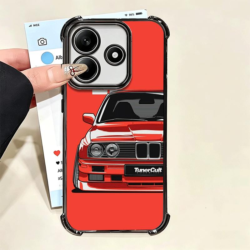 Simple Japanese Sports Cars Pattern Soft Phone Case For Xiaomi Poco X7 X8 Pro Max X6 X5 X3 F8 Ultra F7 M8 M7 M5S Redmi 15C 15A 1