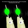 5Pcs/Set Fishing Bait Rigs Sabiki Rigs with Luminous Beads and High Carbon Hooks for Fresh Saltwater Fishing