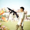 Inflatable Submachine Gun Combat Equipment Inflatable Fake Boys Birthday Party Decoration Children'S Favorite Toys