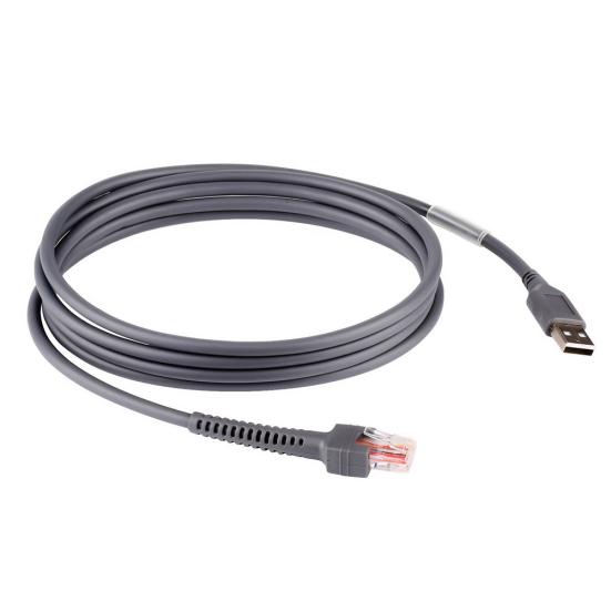 High Speed USB 2.0 A to RJ45 Cable for Symbol Barcode Scanner LS1203 LS2208