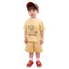 LUSON Boys' Summer Faux Two-Piece Sport Set