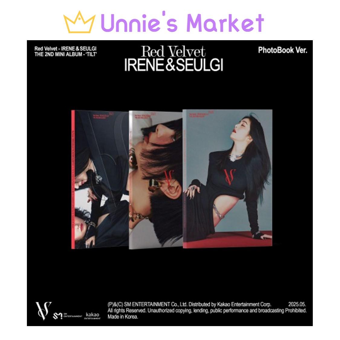 

[Предварительный заказ] (Фотокнига вер.) Red Velvet IRENE & SEULGI [TILT] 2-й мини-альбом + бесплатный подарок RANDOM Ver.