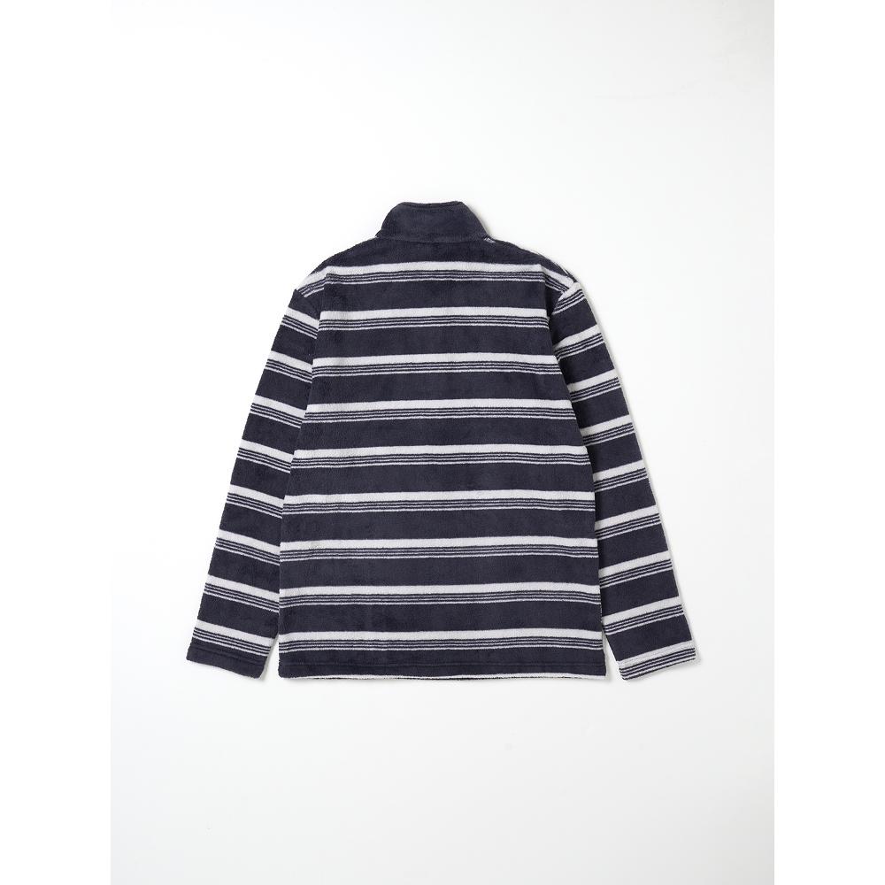 Daiso [arrived In September AvaiLabLe] HeLLo Autumn Embroidered poInt HaLf Zip Top L Navy