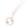 Altesse [L0184] - Collier Argent 'Déesse' blanc