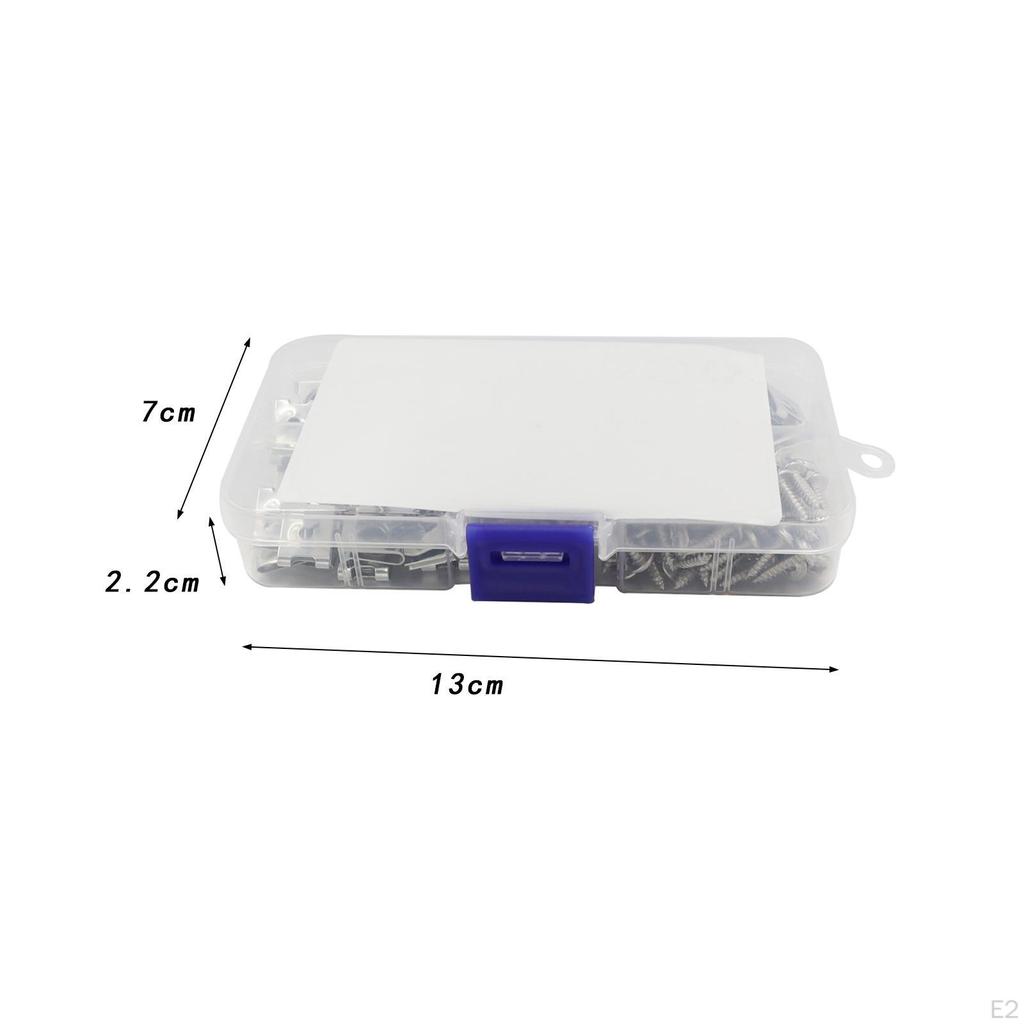 200x Auto Car U Clip with Screw Nut Assortment Set Convenient Easy To Install Spring Nuts for Dash