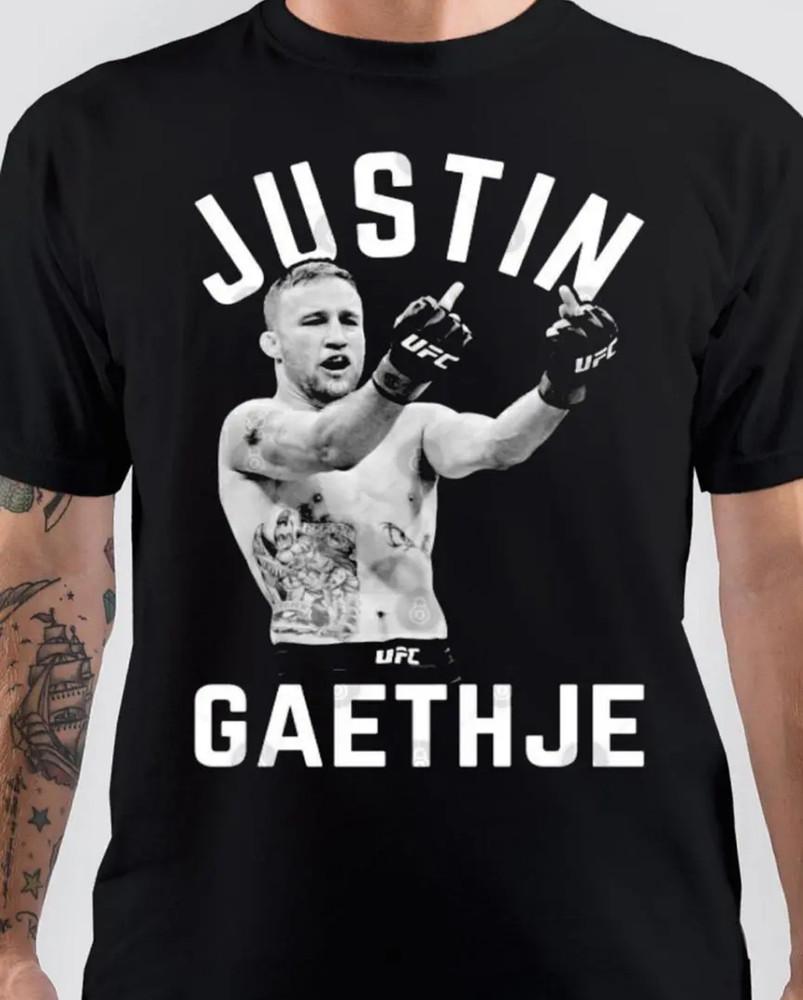 NEW Justin Gaethje T-shirt Black Unisex All sizes S-5XL JJ5199 Unisex T-Shirt XXXL