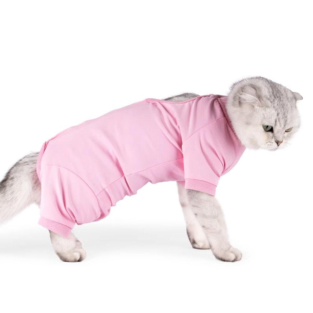 Comfortable Pet Anti-Lick Suit Adjustable Cat Sterilization Suit Cat Weaning Suit  For Dogs Cats