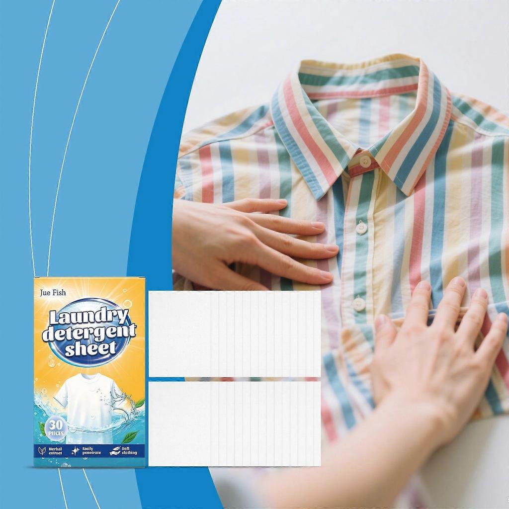 Clothes cleaning and softening sheet convenient household gentle cleaning clothes oil stains dirt fresh fragrance 1