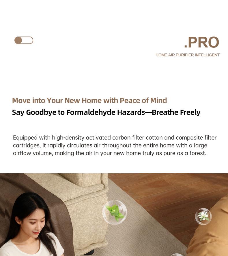 USB Air Purifier with Negative Ion, Formaldehyde and Odor Removal, Indoor Deodorization.