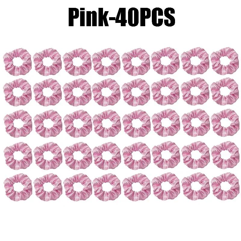 LED Luminous Scrunchies Hairband Ponytail Holder Headwear Elastic Satin Hair Bands Girl Hair Accessories for Party