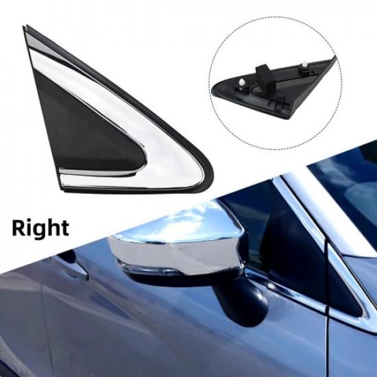 Right Side Mirror Corner Triangle Cover Trim For Mitsubishi Eclipse Cross 18-21