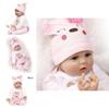 Realistic 16" Soft Silicone Reborn Doll With Handmade Details And Lifelike Blue Eyes