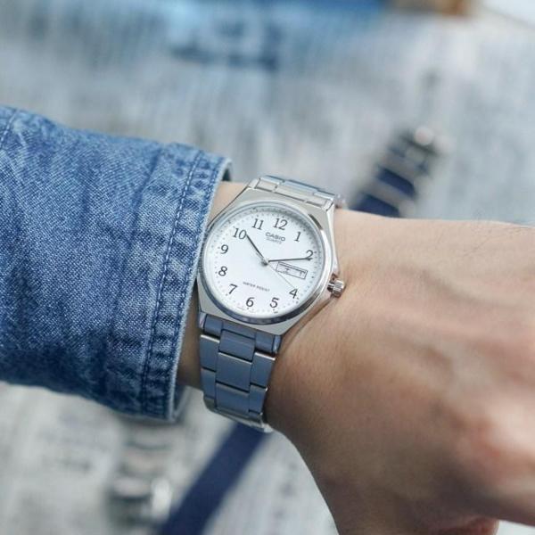 Casio domestic stock men's and women's classic fashion couple wrist metal watch MTP-1240DJ 7BJH 1AJH