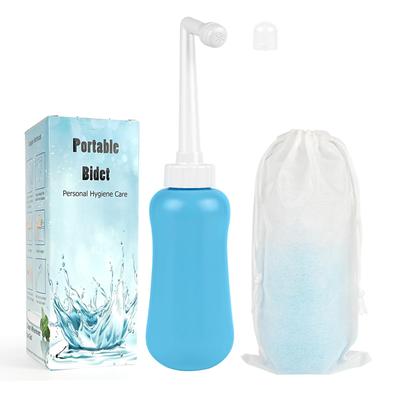 Voocye Portable Manual Portable 450ml Large Portable Hot Water Washer for and Nursing Includes Waterproof Storage Bag Washlet, Washlet, Bidet,