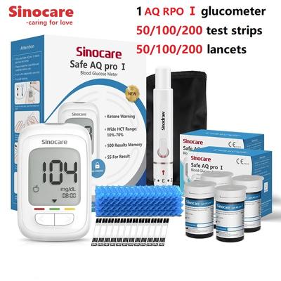 Sicheres AQ Pro I Modell Diabetes Blutzuckermessgerät mit 50/100/200 Streifen für Diabetes