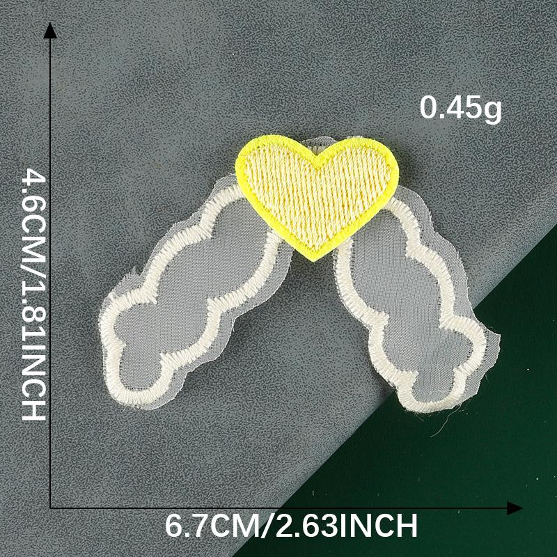Duoku Original Love Cloth Label Accessories Socks Shoes And Hats Hair Accessories Lace Hairpin Accessories Headgear Brooch Embroidery Sticker