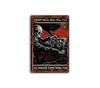 Anime Skeleton Wall Painting Vintage Metal Poster Board Modern Aesthetics Home Decoration Tin Sign Bar Garage Decor Plate Sign