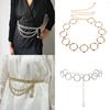 Geometric Metal Body Chain With Minimalist Design For Hip Hop Style Men Women