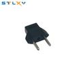 Universal European plug, travel wall AC power charger, socket adapter, converter, 2 circular sockets, input pins