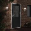 VidaXL Outdoor Wall Lights 2pcs Silver Stainless Steel, Outdoor Wall Lighting, Garden Wall Lamp, 4006229