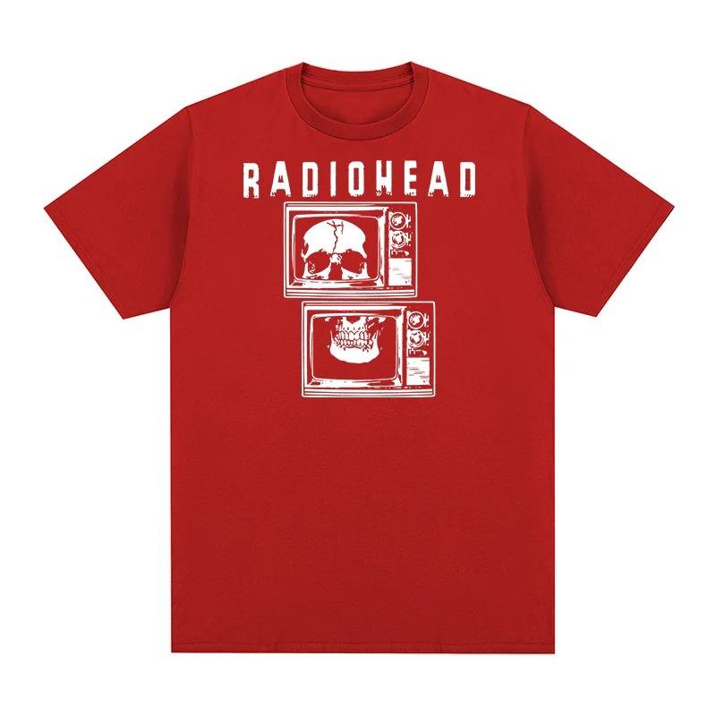 Radiohead Rock Band TShirt HipHop Music The Bend Fun Music Aesthetics Fashion 100 Cotton Mens TShirt New TShirts S