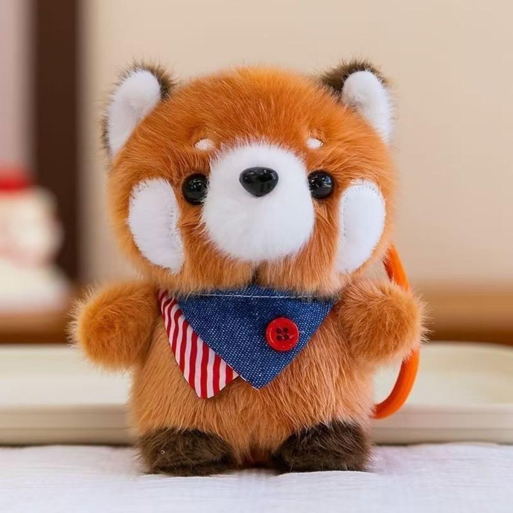 Dressed Cartoon Stuffed Doll Fluffy Plush Hanging Doll Amusing Plush Keychain Bag Ornament