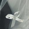 Girls Bowknot Bridal Veil for Girls Studded Bows Bridal Veil Detail for Evening Dinner Dress Stylish Outfits