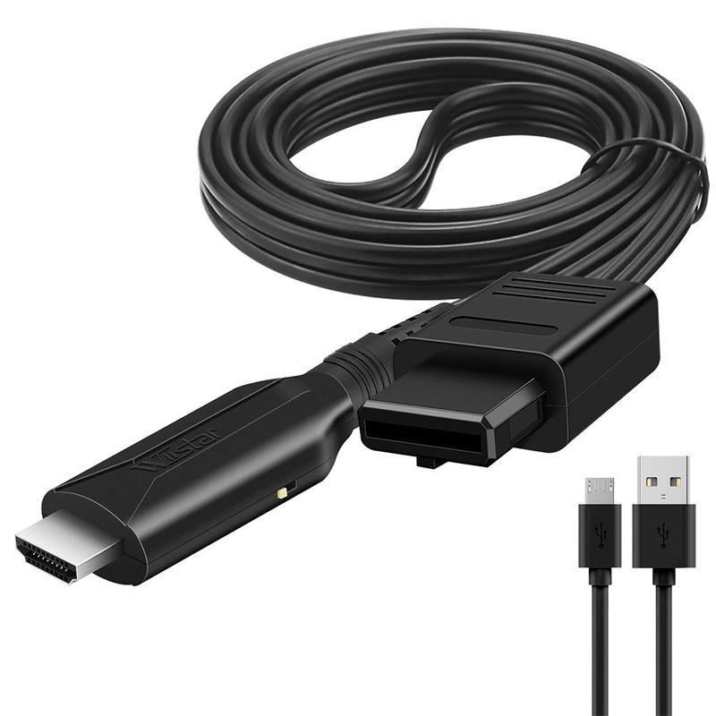 N64 To HDMI Converter Adapter Cable for GameCube SNES Plug and Play Full Digital Transmission Enhanced Video Quality Prevent