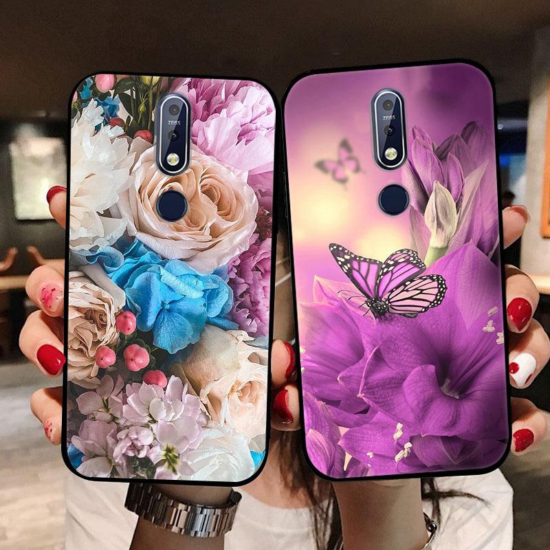 Pentru Nokia 5.1 Plus Carcasă Modă Silicon Moale Carcase Spate pentru Nokia 3.1 7.1 Husa Telefon etui Fundas Coajă Drăguță
