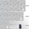 Strata Liquid White Gaming Mouse Pad Desk Gadgets Mouse Mat Office Accessories Mousepad Mouse Carpet Computer Mat Gaming Setup