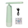 LED Desk Lamp Rechargeable Soft Light Eye Protection Adjustment Angle Small Table Lamp for Home Travel Office Green