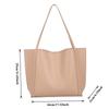 2026 Women's Handbag 2-piece Set PU Leather Large Capacity Magnetic Sealing Daily Leisure Shoulder Bag Solid Color Shopping Bag